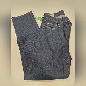 GAP Dark Blue Straight Leg Jeans